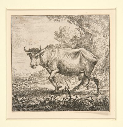 The Set of the Cows, with the Milk-Maid by Nicolaes Berchem