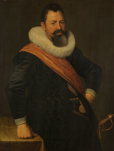 Portrait of Jochem Hendricksz Swartenhont (1566-1627) by Nicolaes Eliasz Pickenoy
