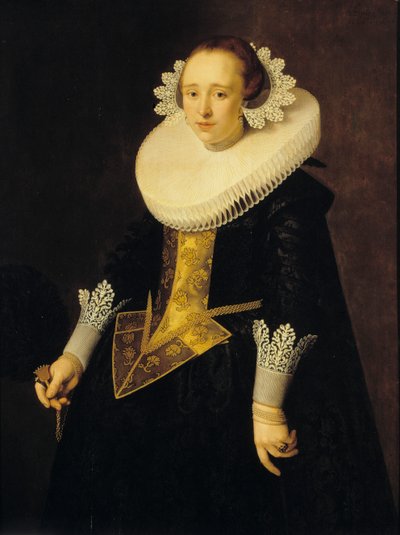 Portrait of a 22-year-old Woman by Nicolaes Eliasz. Pickenoy