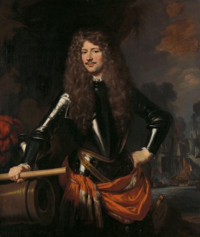 Portrait of Cornelis Evertsen, Lieutenant-Admiral of Zeeland by Nicolaes Maes