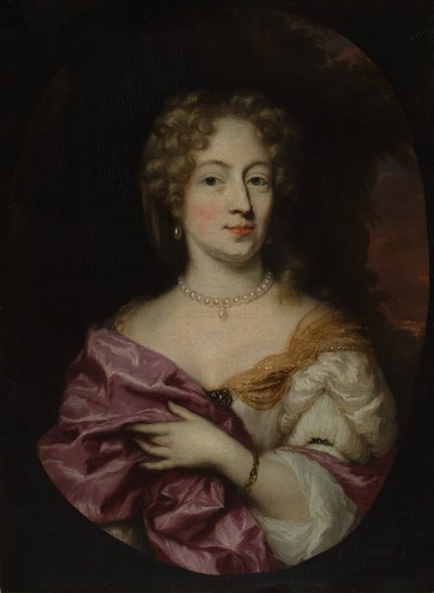 Ingena Rotterdam, Betrothed of Admiral Jacob Binkes by Nicolaes Maes