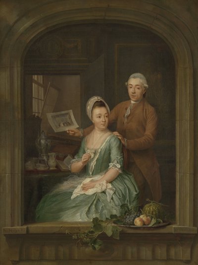 Portrait of Robert Muys and His Wife Maria Nozeman by Nicolaes Muys