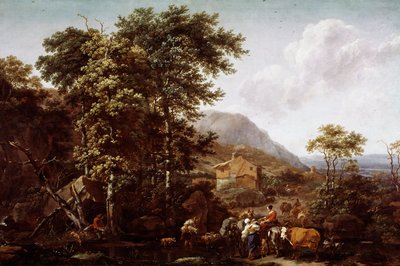 Landscape and Animals by Nicolaes Pietersz. Berchem