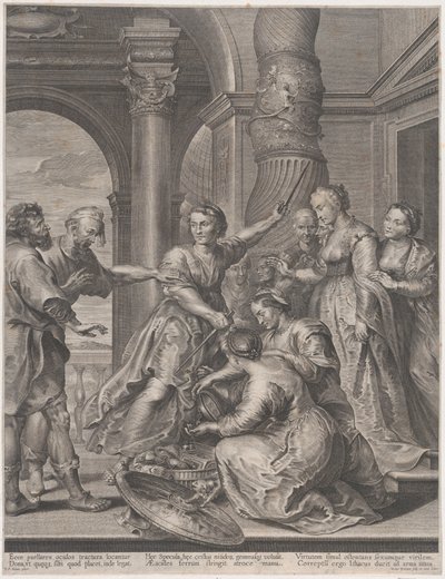 Achilles and the Daughters of Lycomedes by Nicolaes Ryckmans