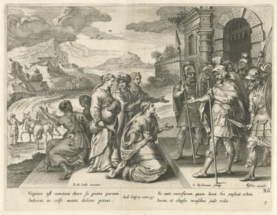 Jephthah Grants His Daughter Permission to Go to the Mountains (The Story of Jephthah) by Nicolaes Ryckmans