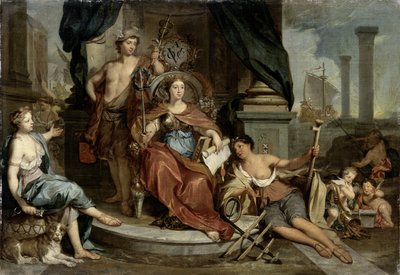 Apotheosis of the Dutch East India Company by Nicolaes Verkolje