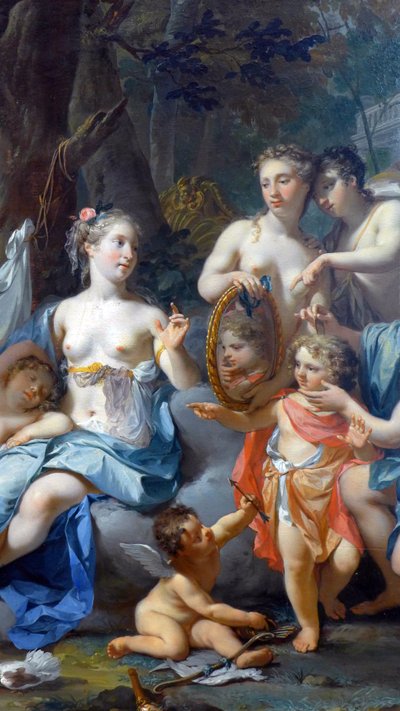 Sleeping Love (detail) by Nicolaes Verkolje