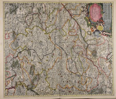 Duchy of Württemberg with Some Adjacent Regions of Swabia Accurately Reduced to This Map by Nicolaes Visscher
