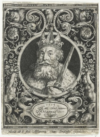 Charles the Great, King of the Franks by Nicolaes de Bruyn