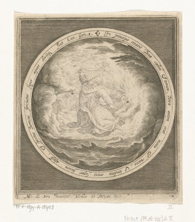 First Day of Creation: God Creates Heaven and Earth by Nicolaes de Bruyn
