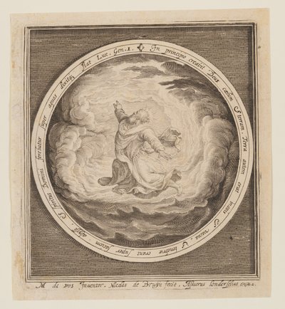 First Day: The Creation of Heaven and Earth, from The Creation to the Expulsion from Paradise by Nicolaes de Bruyn
