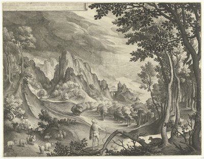 Moses Addressed by God on Mount Horeb by Nicolaes de Bruyn