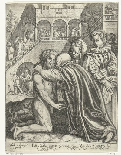 Return of the Prodigal Son by Nicolaes de Bruyn