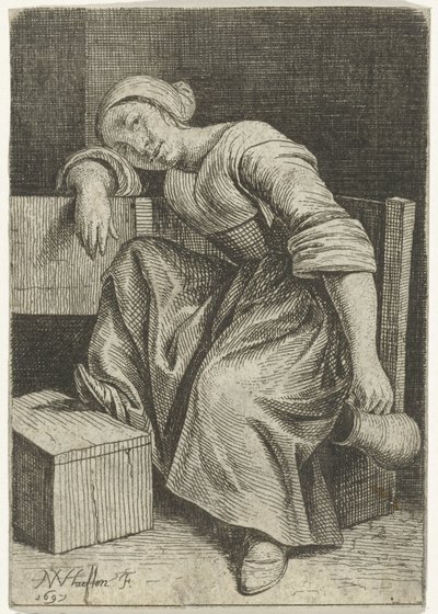 Young Woman with Jug in Hand by Nicolaes van Haeften