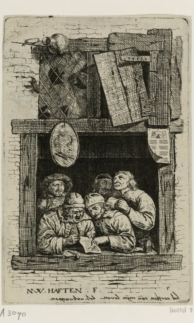 Five Singers in an Open Window: The Rhetoricians by Nicolaes van Haeften