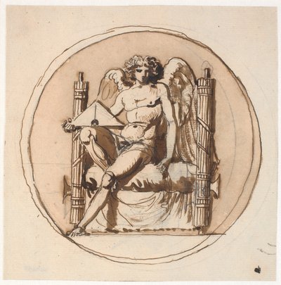 Allegory on Justice. Study for a Relief on the Liberty Memorial by Nicolai Abildgaard