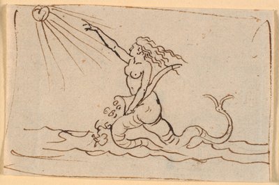 A Mermaid Pointing Towards the Sun by Nicolai Abildgaard