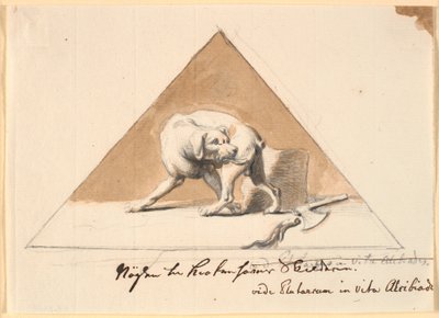 A Dog with a Severed Tail by Nicolai Abildgaard