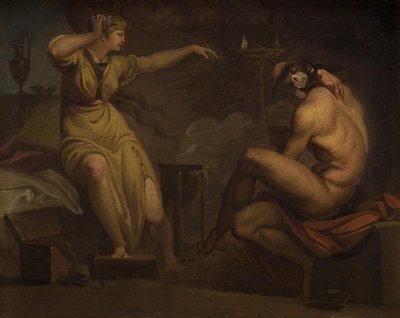 Fotis Sees Her Lover Lucius Transformed into an Ass. Motif from Apuleius