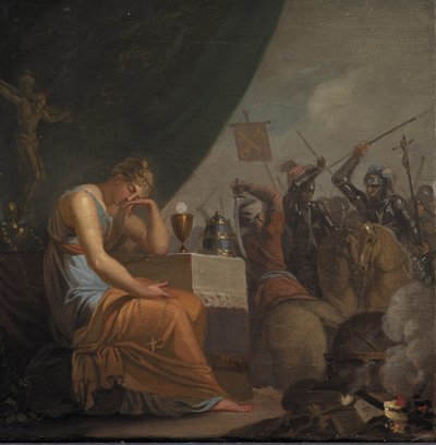 Hierarchy at its Peak at the Time of the Crusades by Nicolai Abildgaard