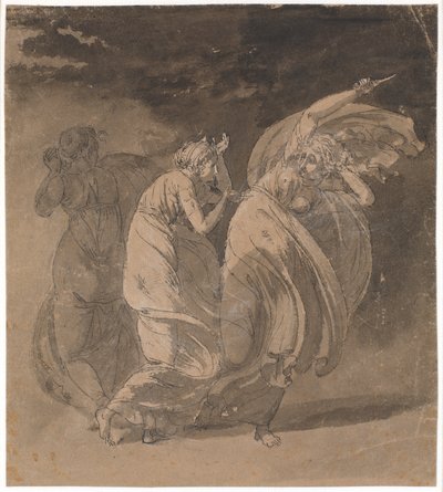 Julia and Fulvia. Scene from Voltaire