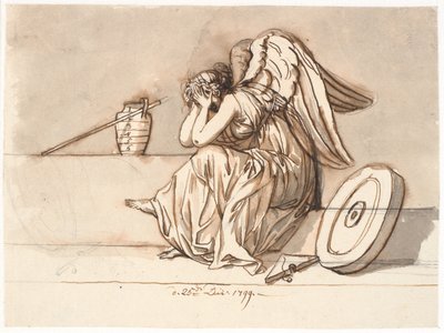 Nemesis Covers her Eyes in Grief. Allegory on P.A. Heiberg