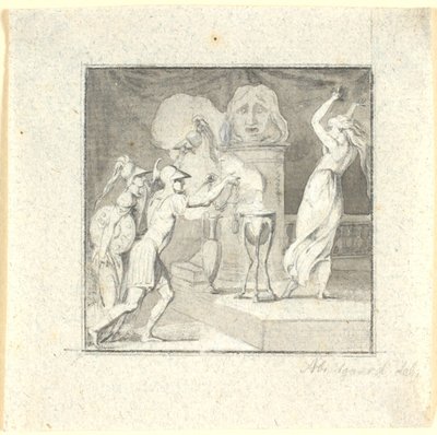 Sacrificial Scene by Nicolai Abildgaard