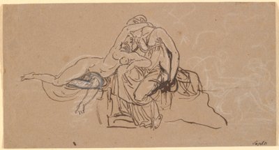 Sappho and the Mytilenean Woman by Nicolai Abildgaard