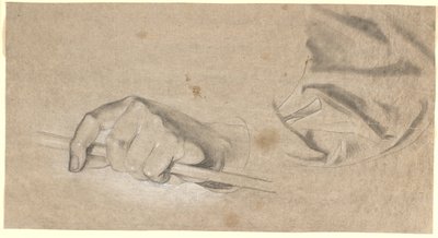 Study of a Hand and Drapery by Nicolai Abildgaard