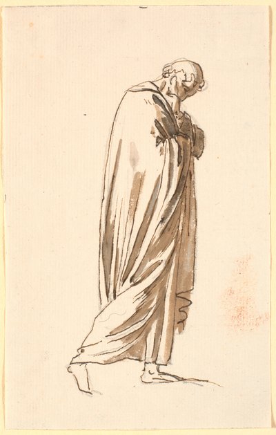 Study for the Figure Furthest to the Left on Td 540,29 by Nicolai Abildgaard
