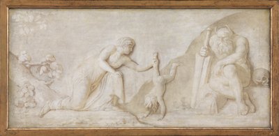 Thetis Immersing her Infant Son Achilles in the River Styx to Make him Invulnerable by Nicolai Abildgaard