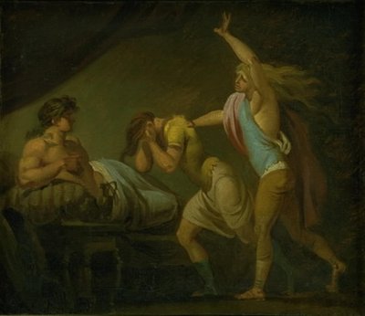 Two Young Men Confessing to Alexander the Great Their Conspiracy Against Him by Nicolai Abildgaard