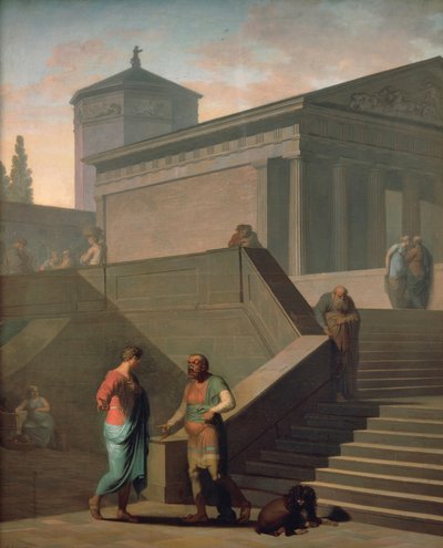 Scene of Andria by Nicolai Abraham Abildgaard