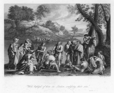 The Office of John the Baptist, Matthew III, 6 by Nicolas (after) Poussin