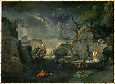 Winter, or the Flood by Nicolas (attr.to) Poussin