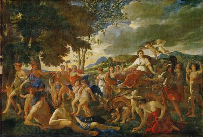 The Triumph of Flora by Nicolas (attr.to) Poussin