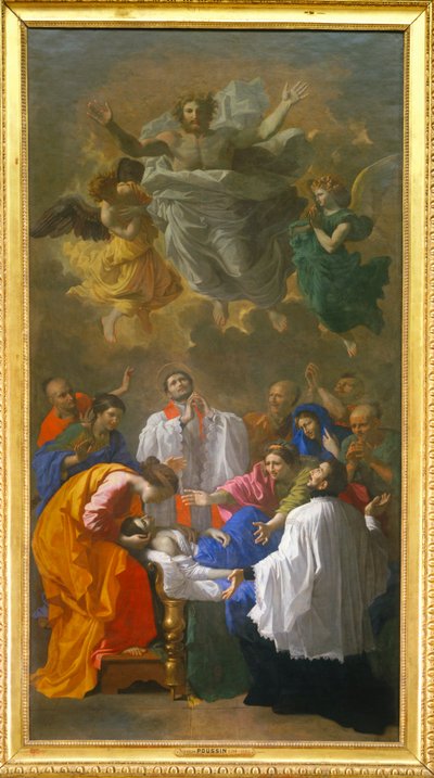 Saint Francis Xavier Resurrecting a Girl from Cangoxima, Japan by Nicolas (attr.to) Poussin