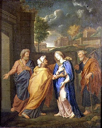 The Virgin, St. John and St. Anne by Nicolas (circle of) Poussin