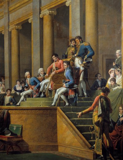 Detail of Consulat de la République cisalpine réunie en comices à Lyon by Nicolas Andre Monsiau