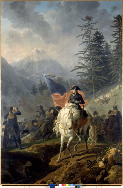 Napoleon Bonaparte crossed the Col de Saint Bernard by Nicolas Antoine Taunay