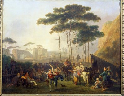 Village Dance by Nicolas Antoine Taunay