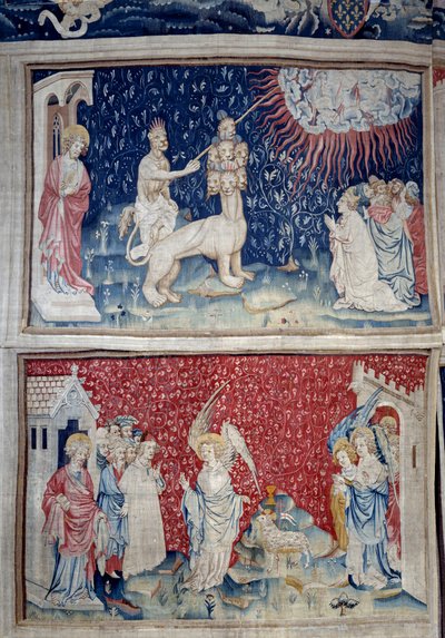 Hanging of Revelation: The Beast of the Earth Causes Fire to Fall from Heaven by Nicolas Bataille