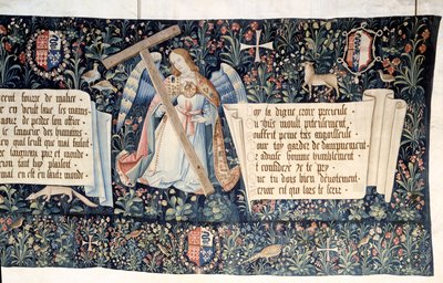 Hanging of the Revelation: Angels Carrying Instruments of the Passion by Nicolas Bataille