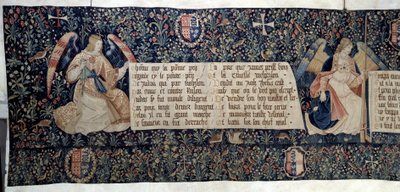 Hanging of the Revelation: Angels Carrying Instruments of the Passion by Nicolas Bataille