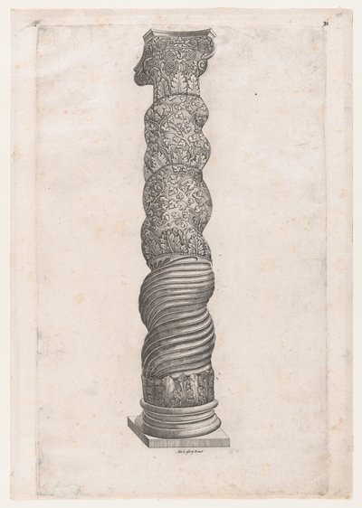 Grotesque Winding Column in St. Peter