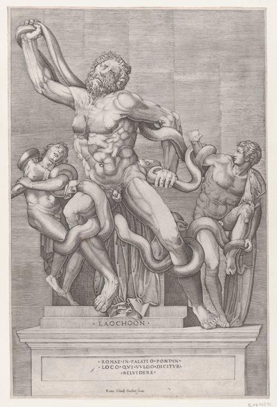 Speculum Romanae Magnificentiae: Laocoon by Nicolas Beatrizet