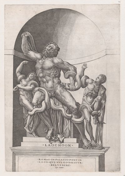 Speculum Romanae Magnificentiae: Laocoon by Nicolas Beatrizet