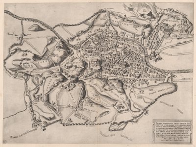 Speculum Romanae Magnificentiae: View of Rome from the East by Nicolas Beatrizet