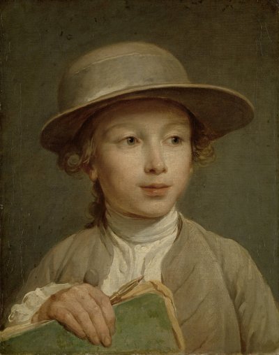 Boy with a Drawing Book by Nicolas Bernard Lepicie