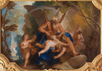 Saturn Clipping the Wings of the Erotes by Nicolas Bertin